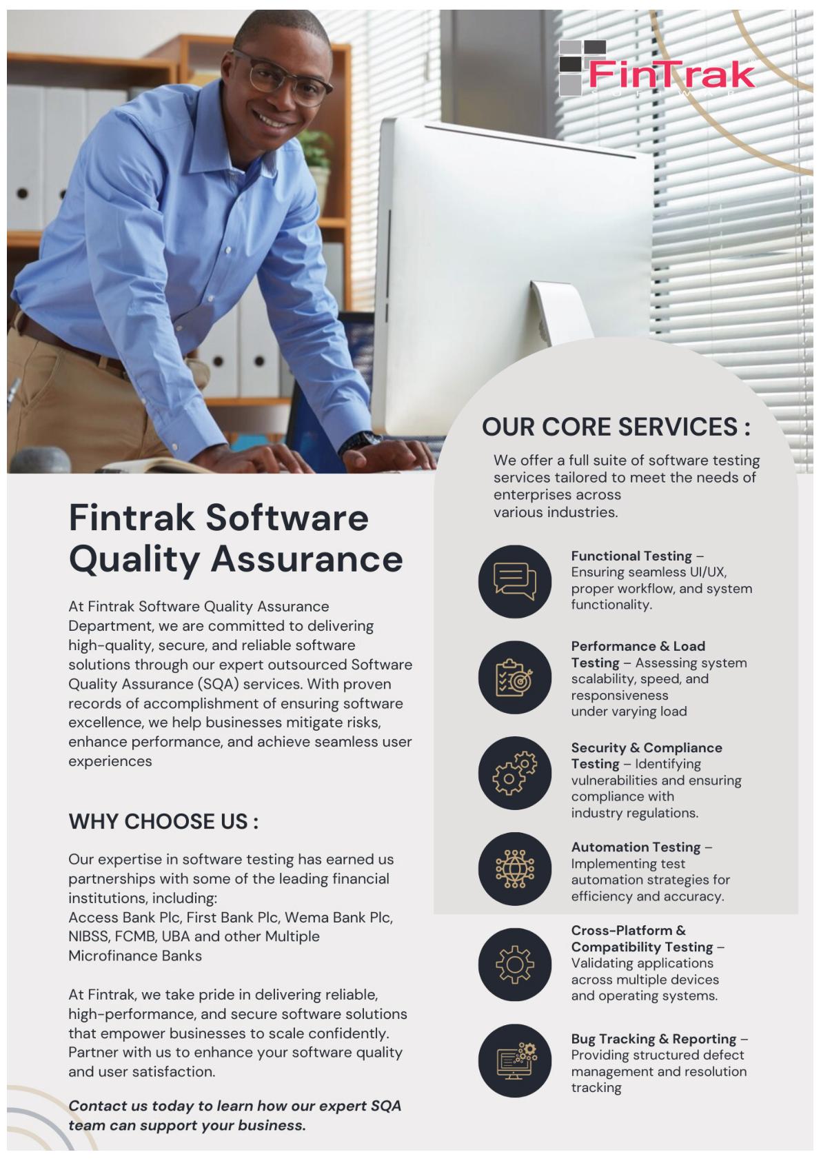 Fintrak Quality Management
